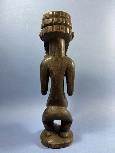 BUYU BEMBE ANCESTOR FIGURE D.R. CONGO ZAMBIA AFRICAN TRIBAL FETISH DOLL FIGURE